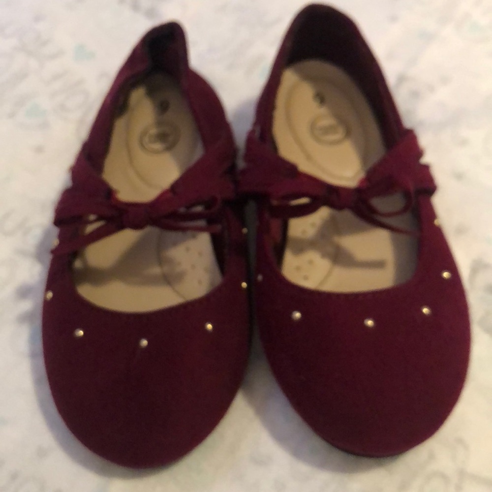 Girls Wonder Nation Studded Bow Dress Flat
